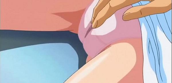  Anime Huge Tits Sister Giving Brother a Blowjob